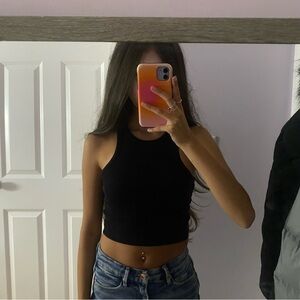 H&M Black Tank Top